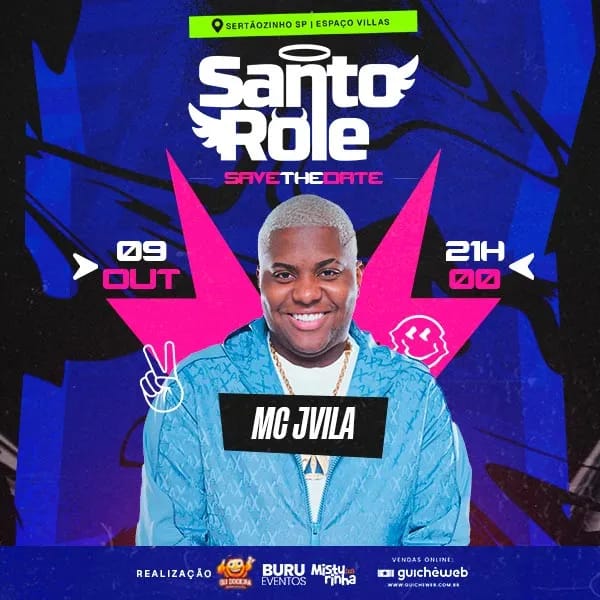 Santo Rolê com MC JVila em Sertãozinho – 9 de outubro