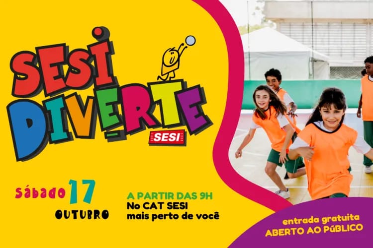 SESI Diverte 2026: lazer e diversão em Sertãozinho